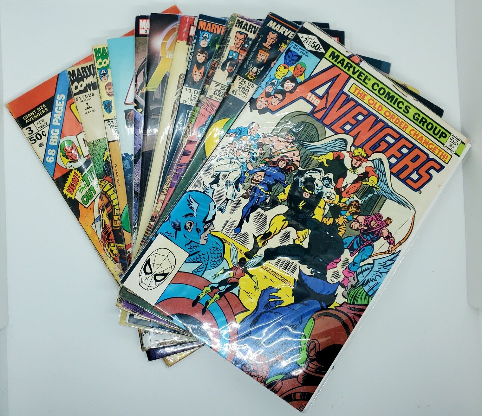 Vintage LOT of 11 Avengers Comic Books (Marvel Comics) 1st Edition 1st Print 🔥