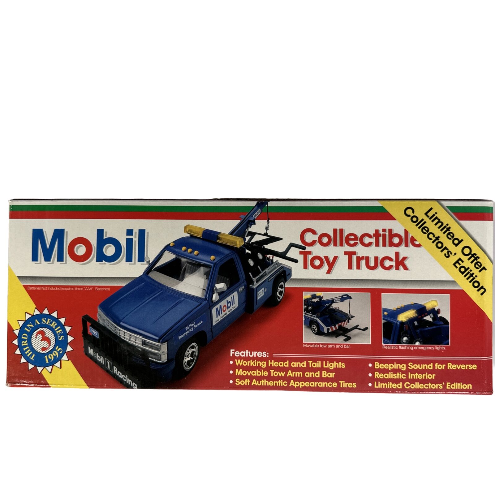 1995 Osterman | Mobil Collectible Tow Truck Wrecker Toy | 1:24 Third Series
