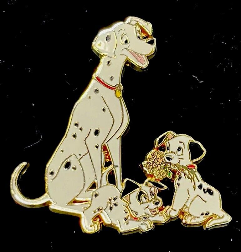 Rare 2007 Disney Pin Mothers Day 101 Dalmatians Perdita & Puppies LE 250 NOC