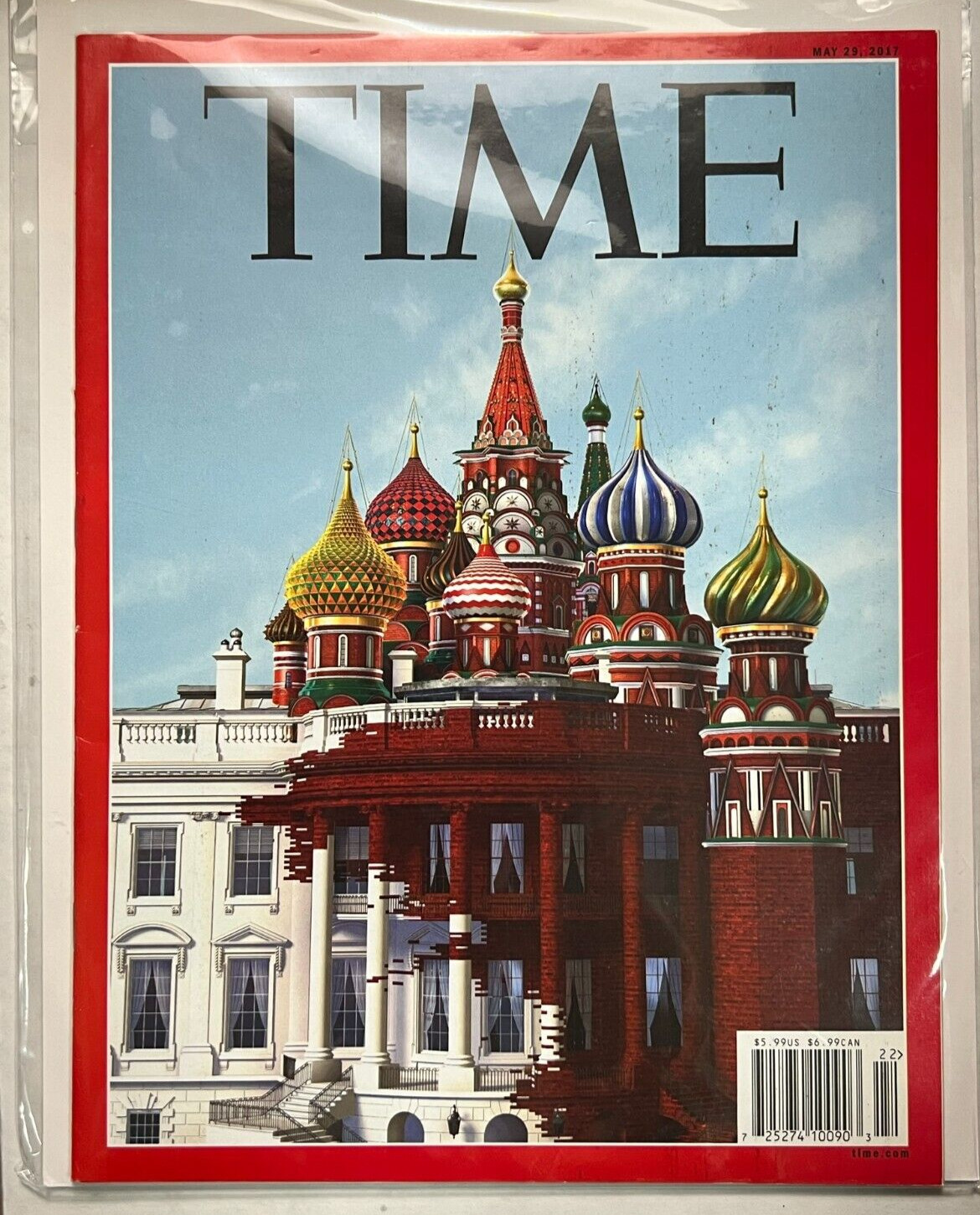 Trump Time Magazine May 29, 2017  Russia/White House Trump MAGAZINE 