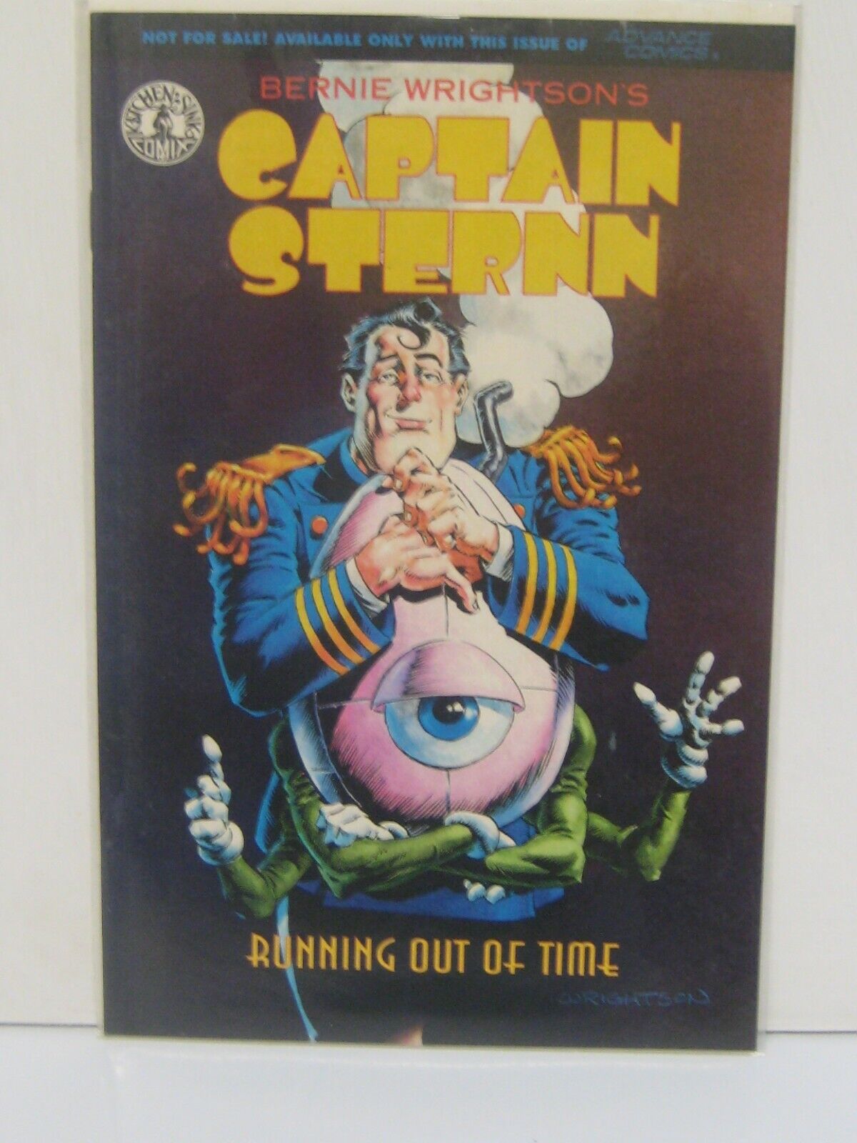 CAPTAIN STERNN: running out of time #1 vf-nm kitchen sink comix 1993