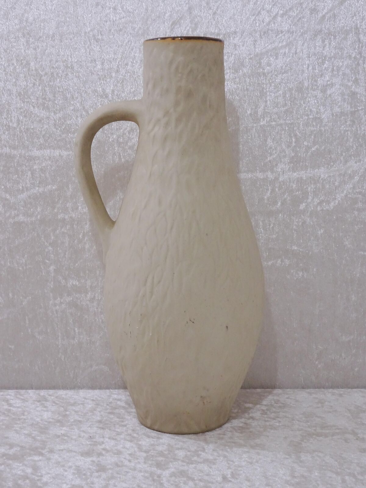 Willi Schulze Crinitz GDR Design Ceramic Vase Blätterkrug - Vintage - 34 CM