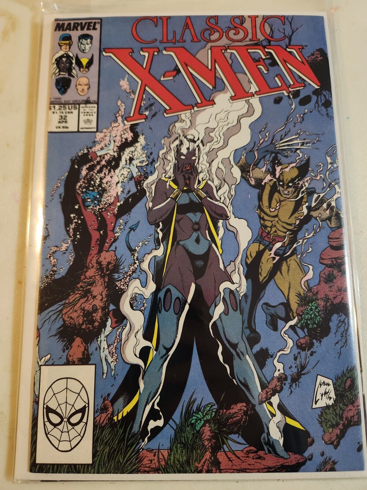 Classic X-Men #32 1989 MARVEL COMIC BOOK 9.2 AVG V34-72