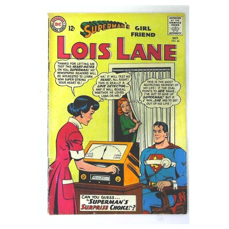 Superman's Girl Friend Lois Lane #44 DC comics Fine minus [h\