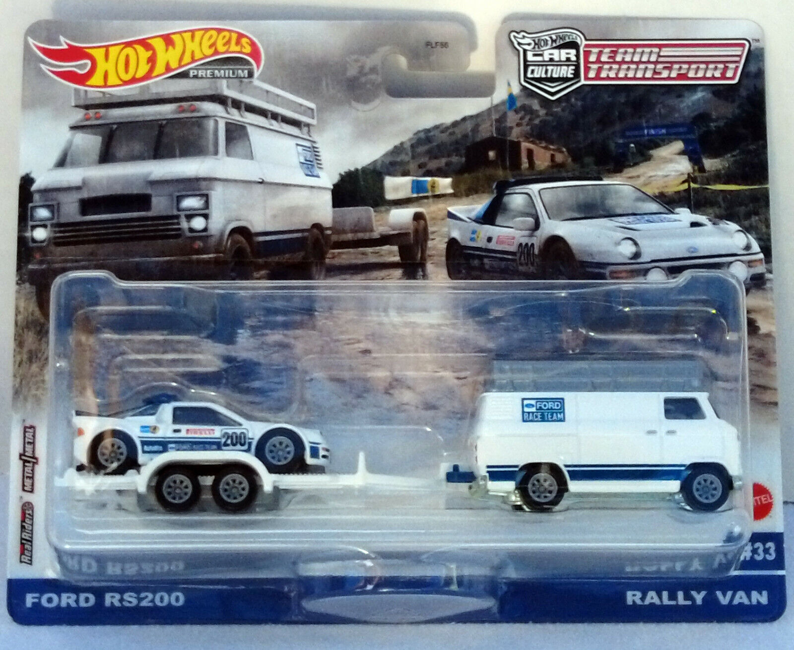 Hot Wheels Premium Team Transport Ford Rs With Trailer Rally Van My XXX Hot Girl