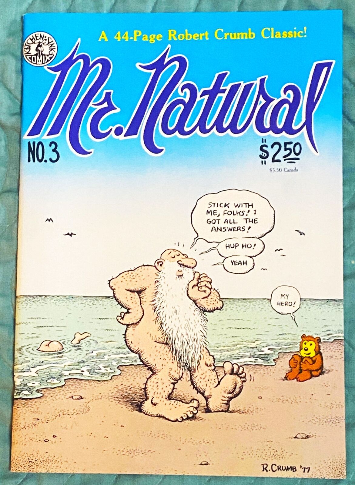 R Crumb / MR NATURAL #3 1988