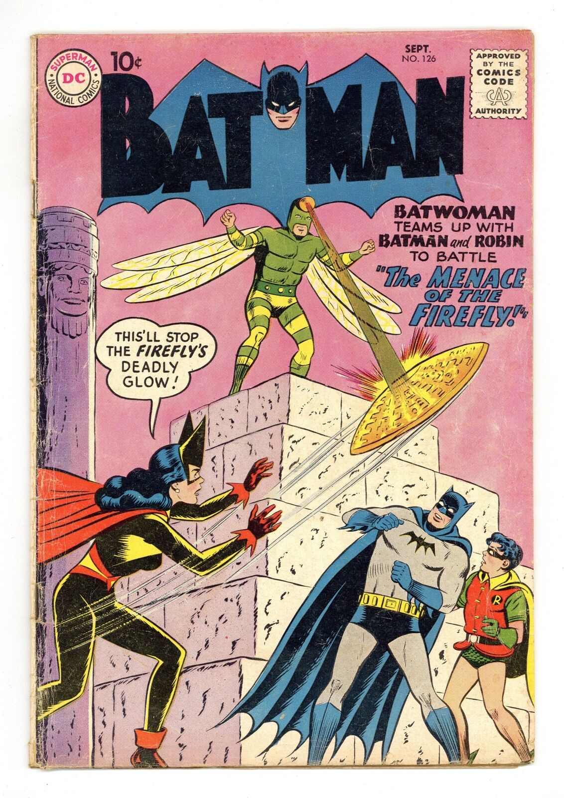 Batman #126 GD+ 2.5 1959