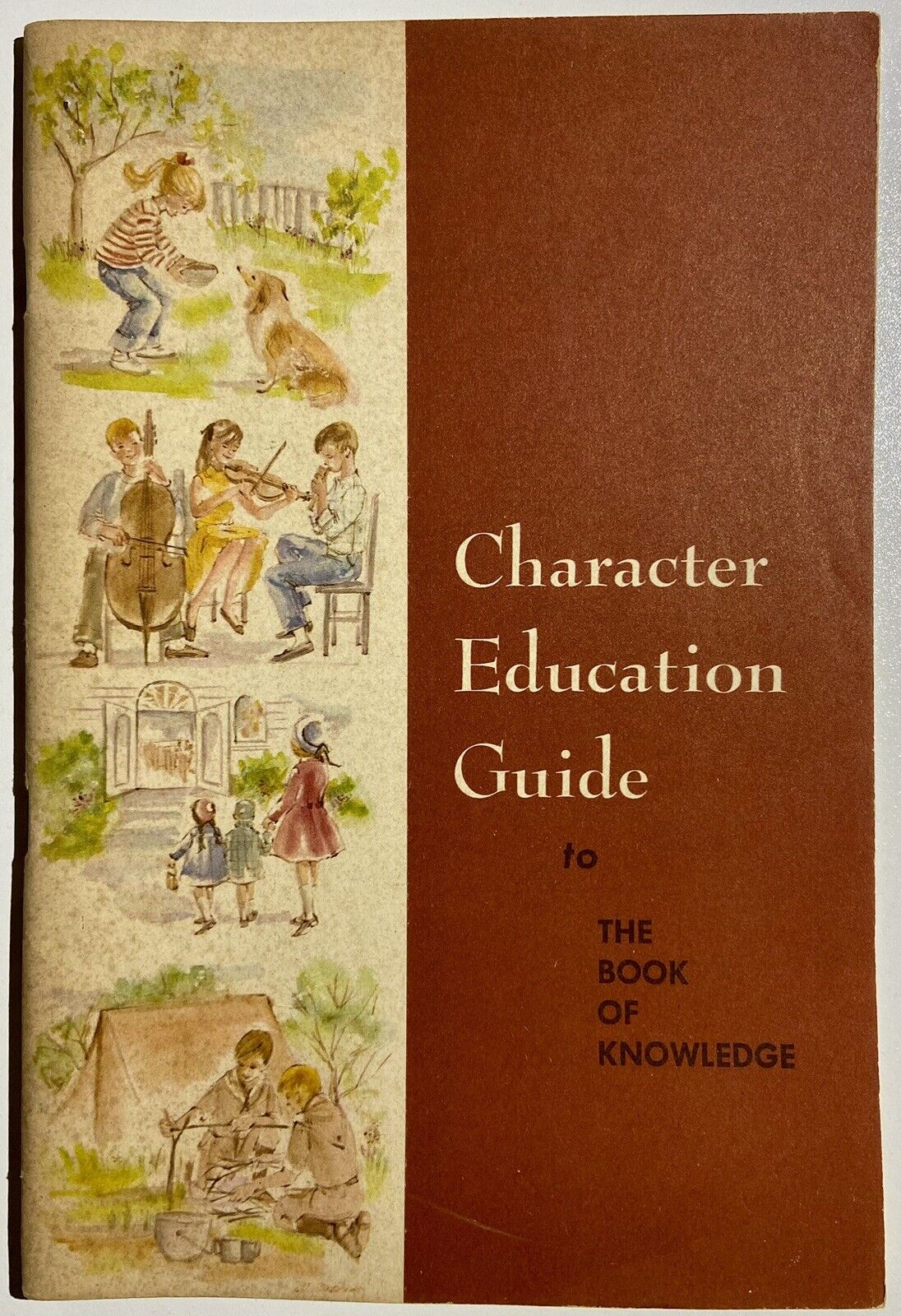 1963 Children’s Character Education Guide to the Book of Knowledge  Jean Merrier