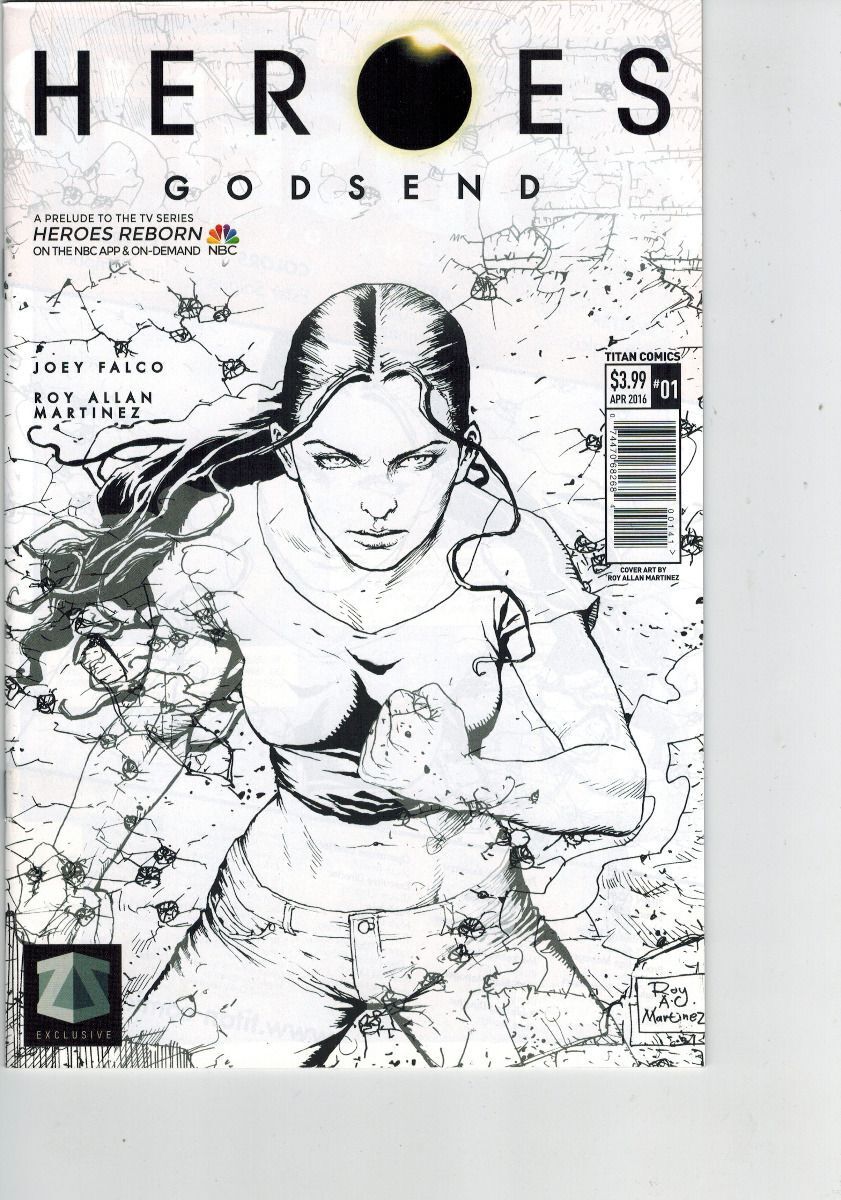 Heroes Godsend (2016) #   1 ZBox Exclusive Variant Cover (9.2-NM)
