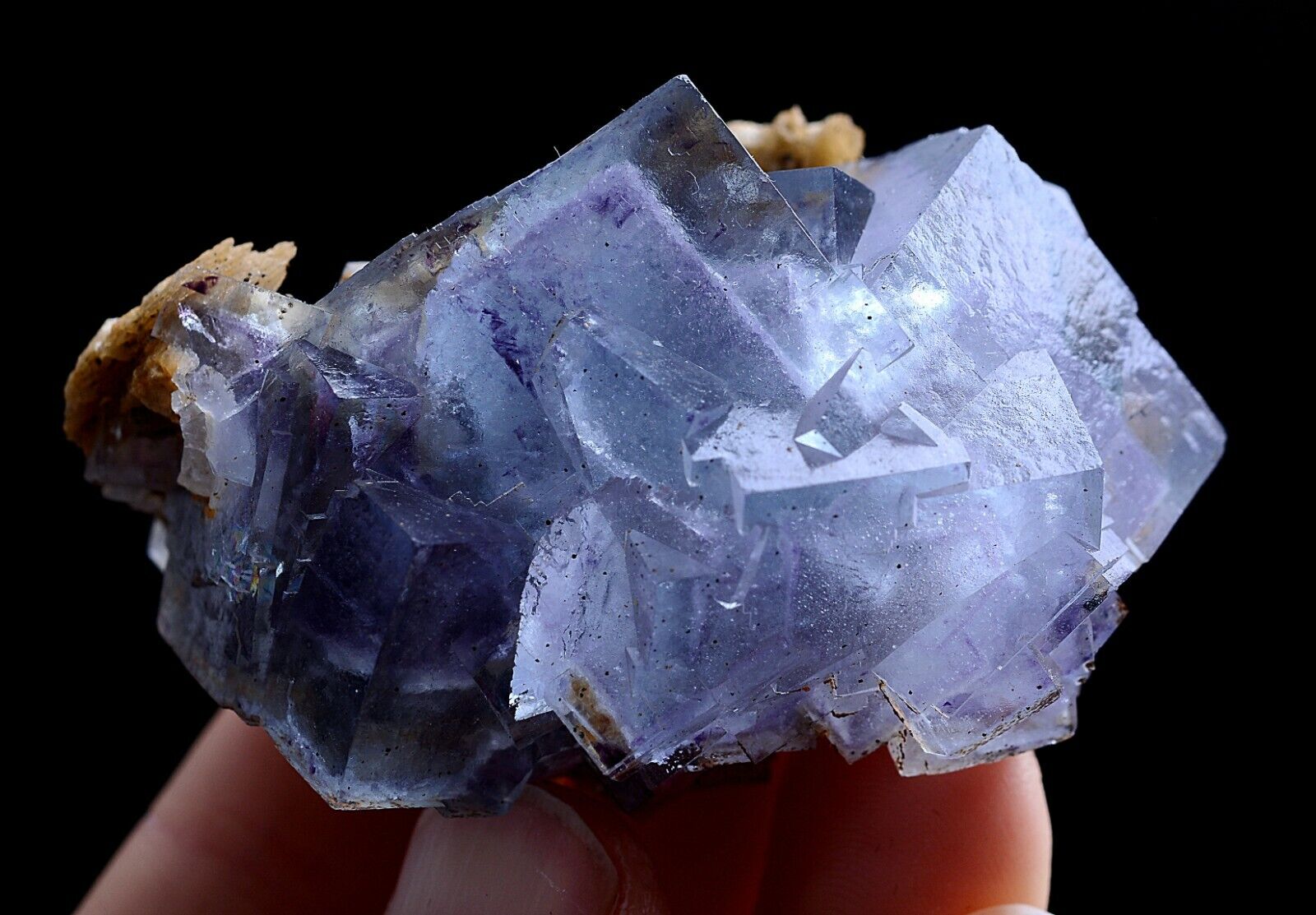75g Natural Phantom Window Purple Fluorite Mineral Specimen/Yaogangxian China