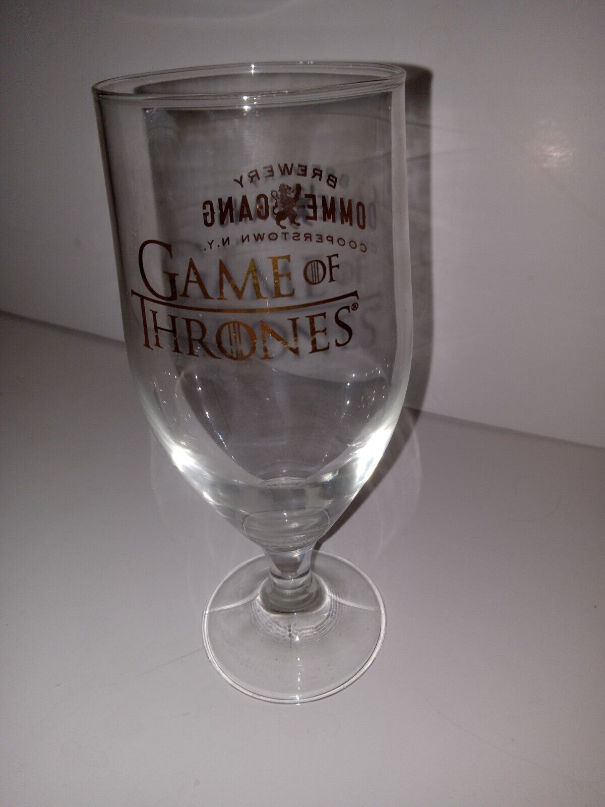 Game Of Thrones Ommegang Brewery Beer Glass Cooperstown NY Barware
