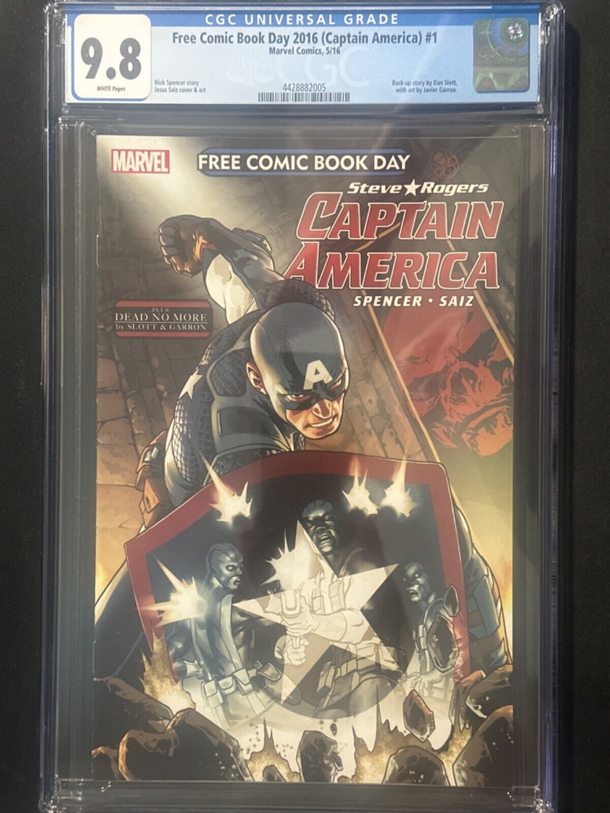 Captain America #1 / Black Panther #1 FCBD  2016  CGC 9.8 Marvel Comics - POP 1