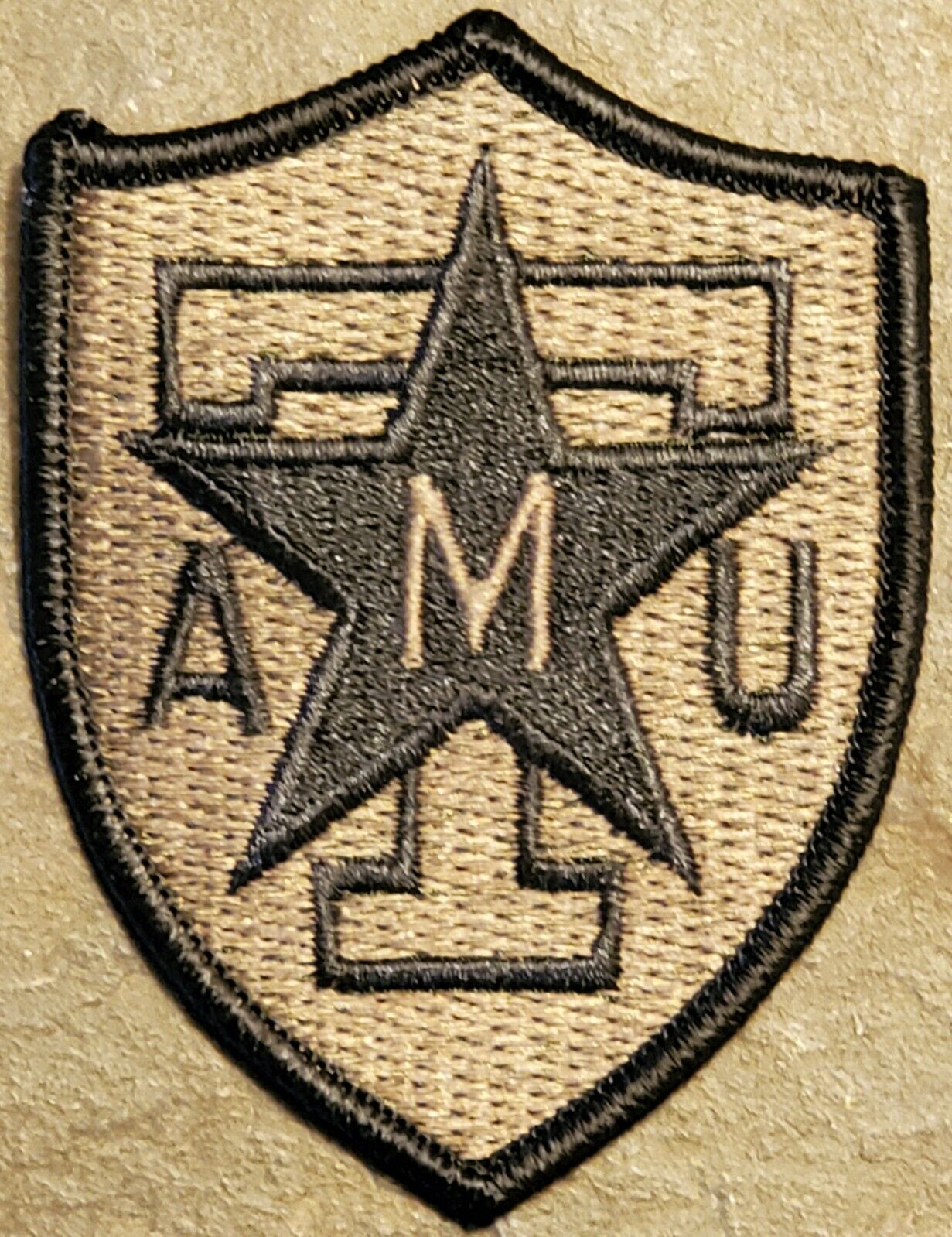 Texas A & M Corps of Cadets ARMY ROTC Subdued Patch Insignia Badge Crest VTG ORG