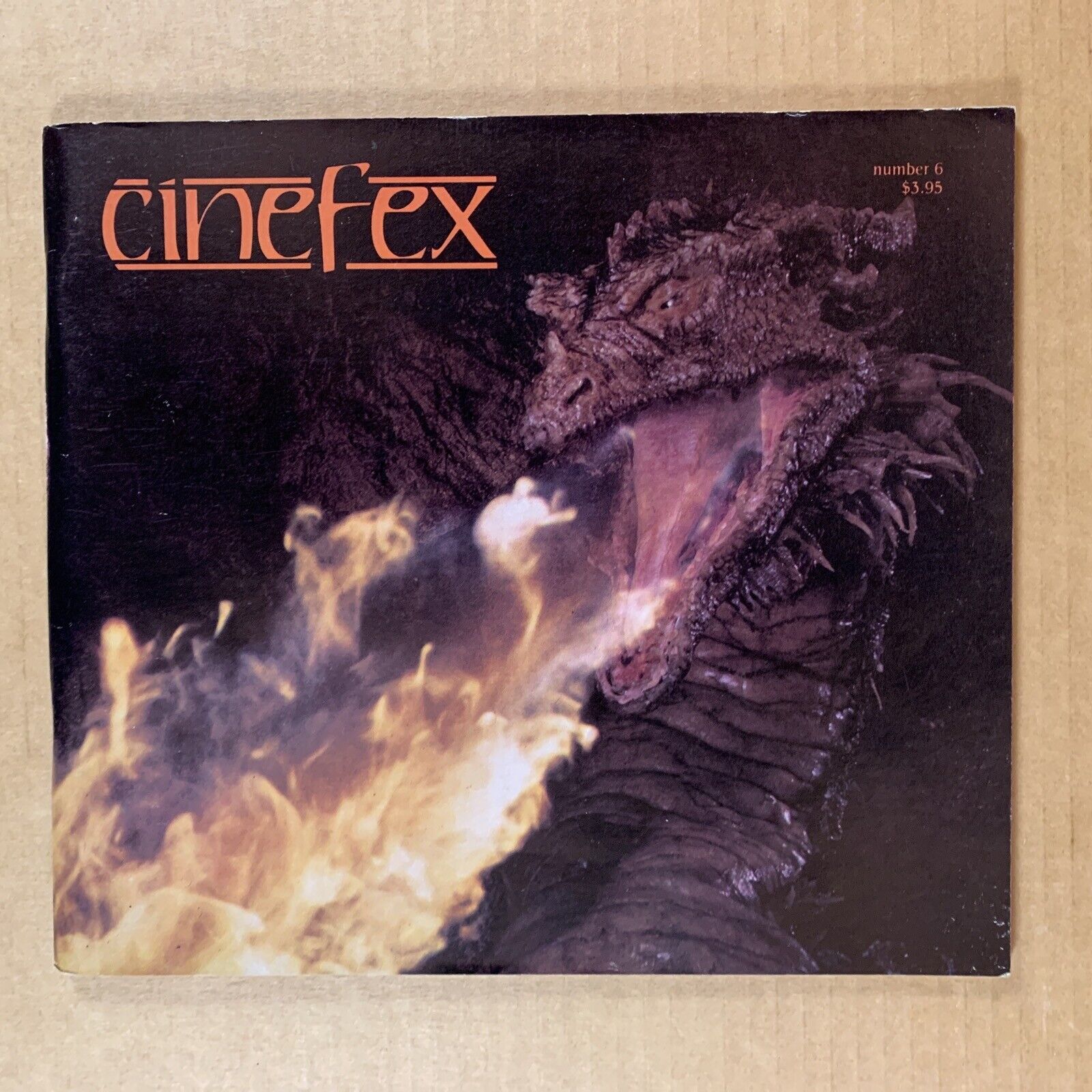 Cinefex # 6 October 1981 - Dragonslayer ~ Raiders of The Lost Ark