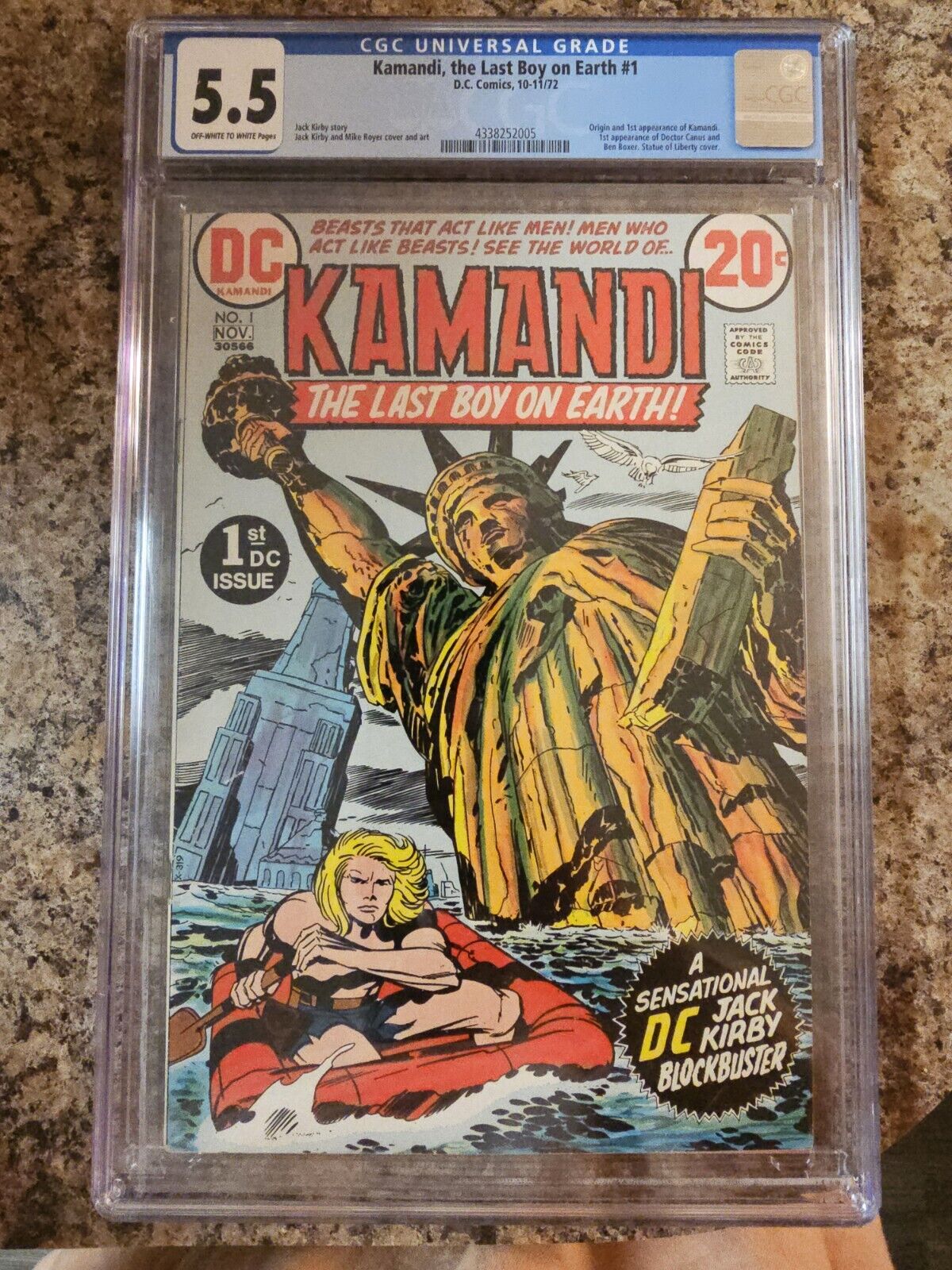 Kamandi The Last Boy on Earth #1 (1972) CGC 5.5 - 1st App & Origin DC Comics 