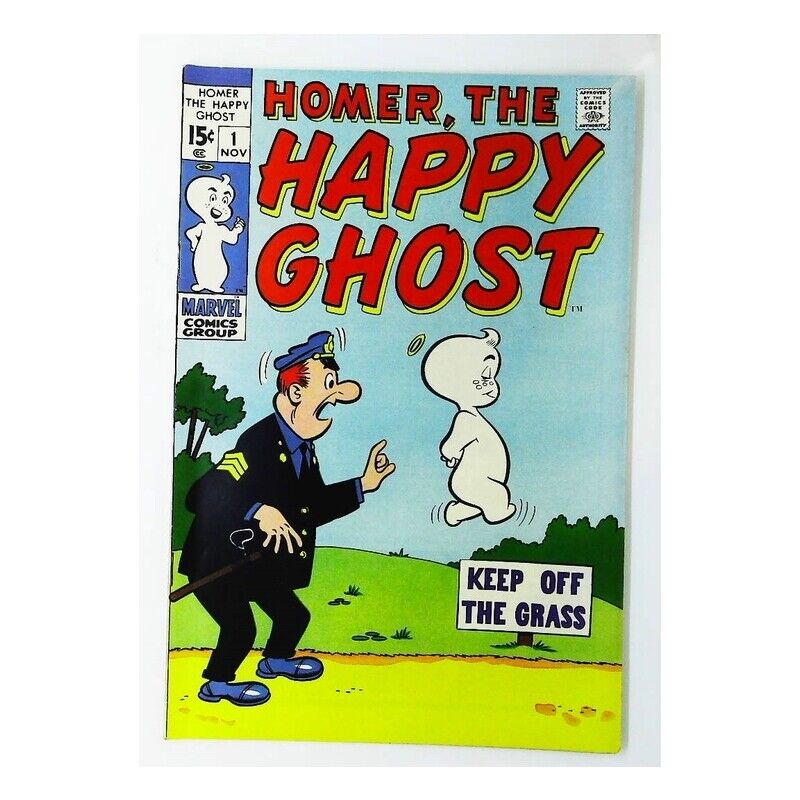 Homer The Happy Ghost (1969 series) #1 in Very Fine condition. Marvel comics [w,