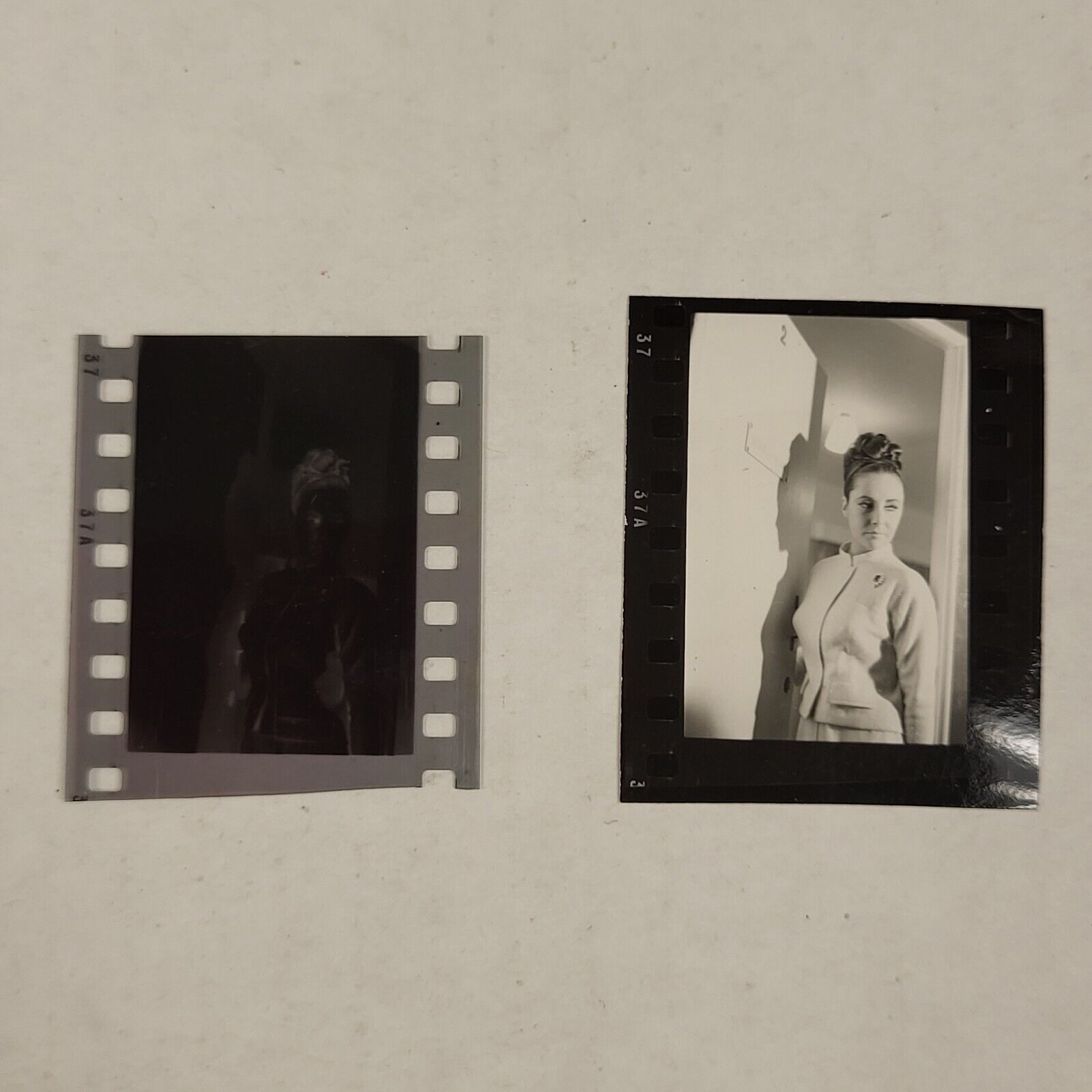 Vtg. 1960s Elizabeth Taylor Flash Orig. Photo Negative + Proof B/W 1.5\