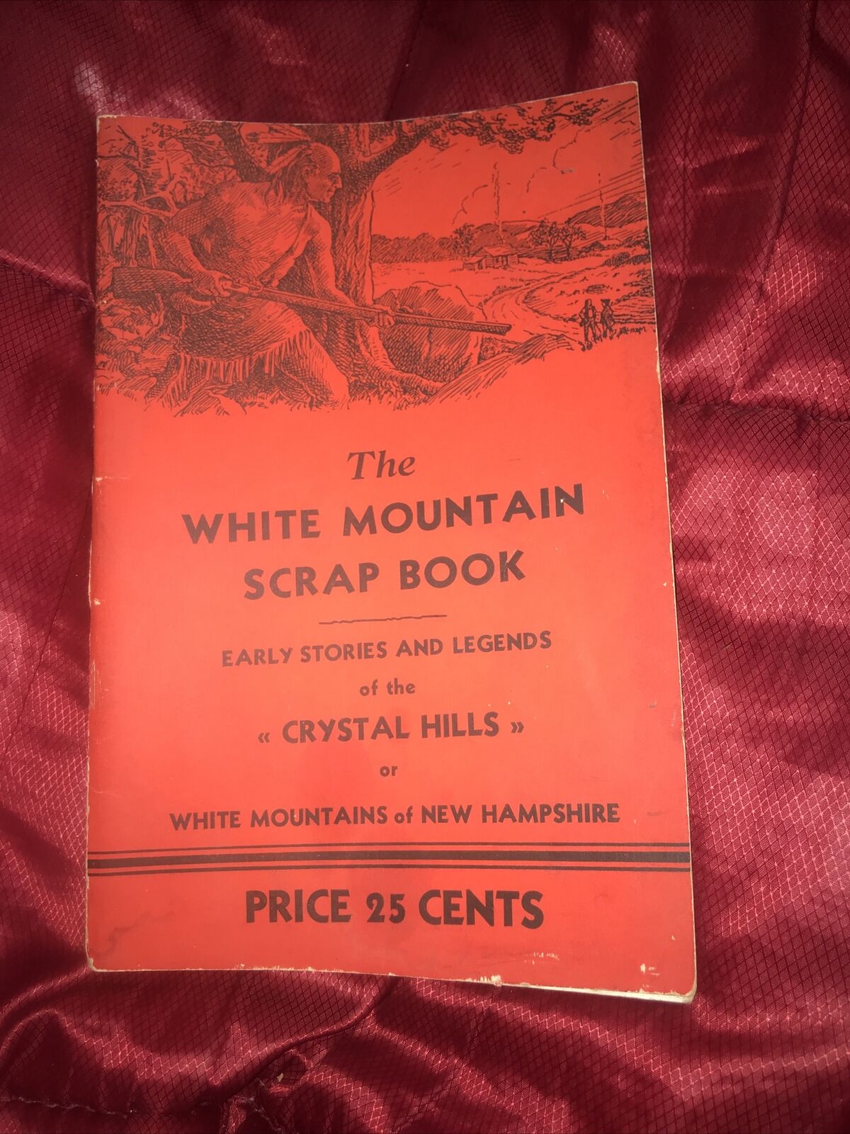 vintage the white mountains scrapbook New Hampshire bx33