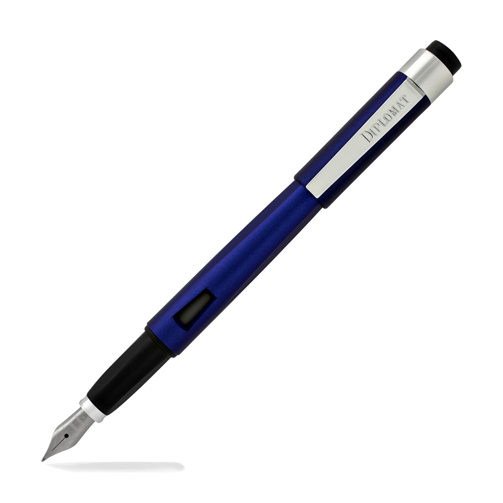 Diplomat Magnum Soft Touch Fountain Pen - Indigo Blue - Medium Point - D40904025