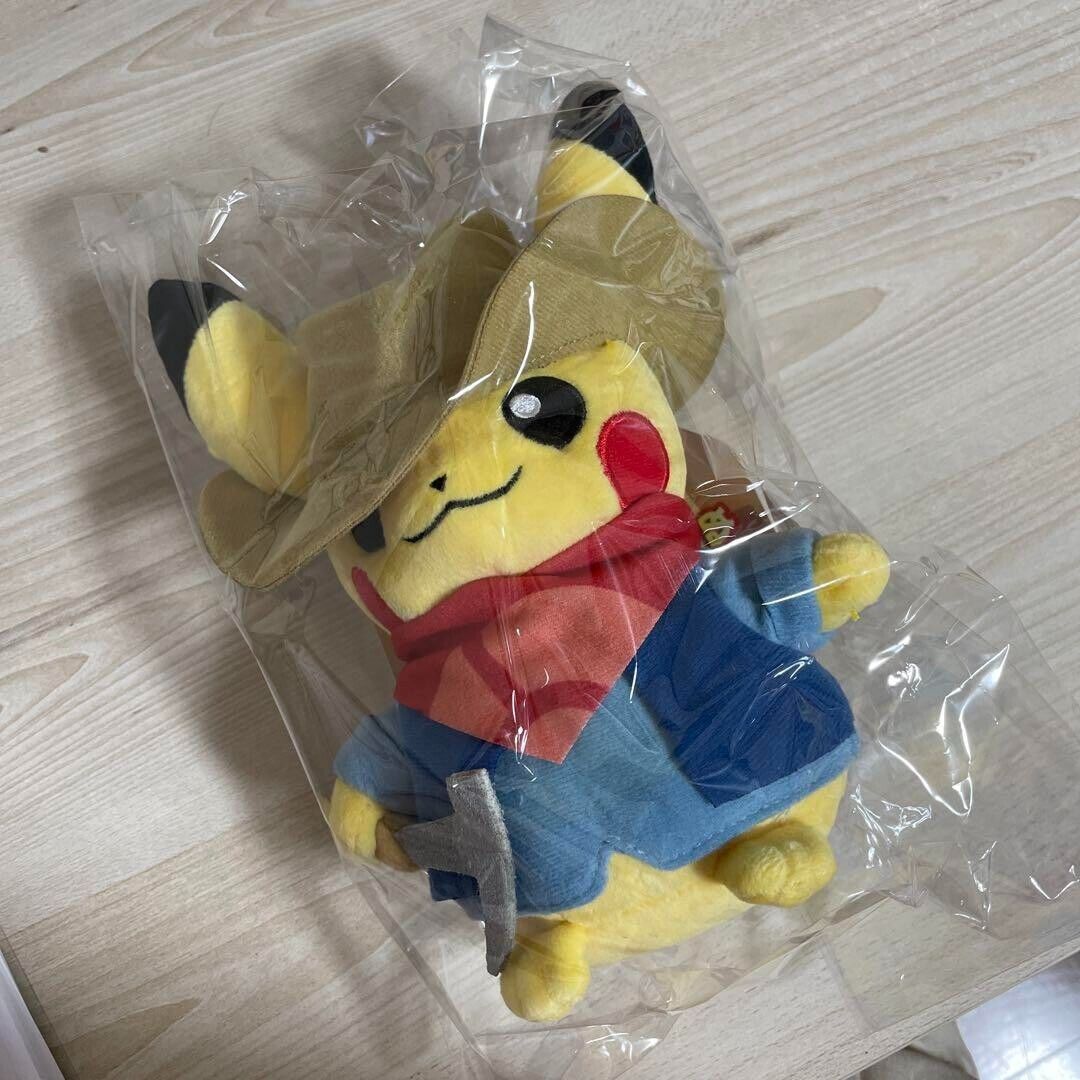 Official Pokemon Fossil Museum Exhibition Limited Pikachu Plush Doll Japan.
