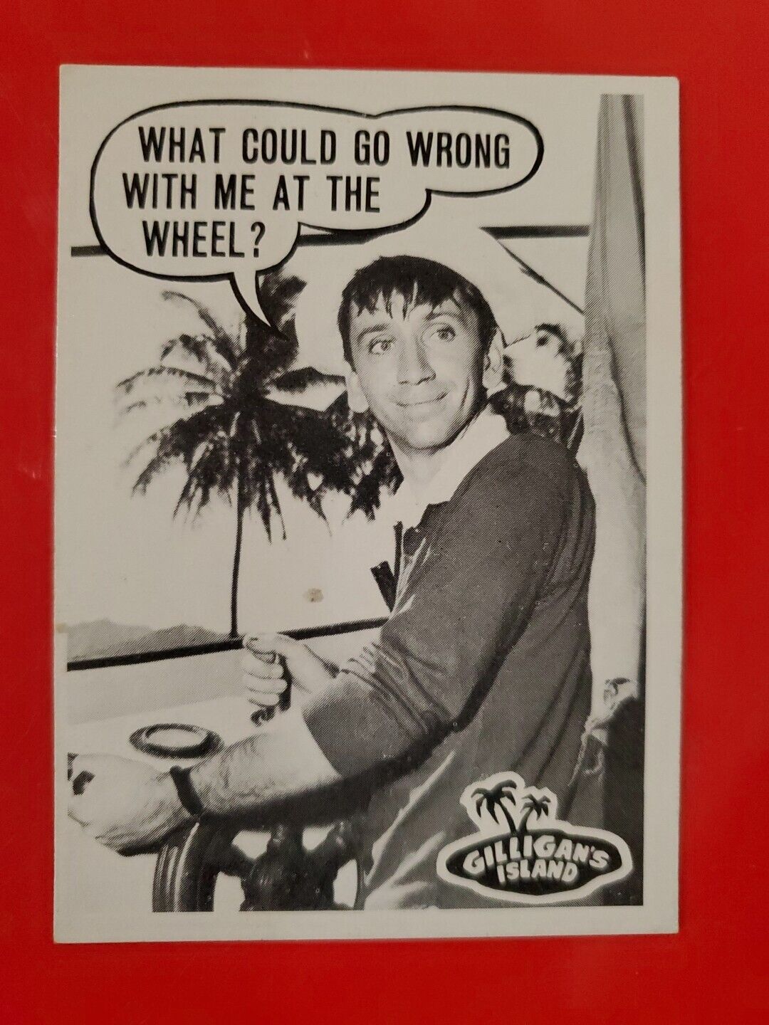Rare 1965 Topps Gilligan's Island -What Could Go Wrong With Me At The Wheel? #12