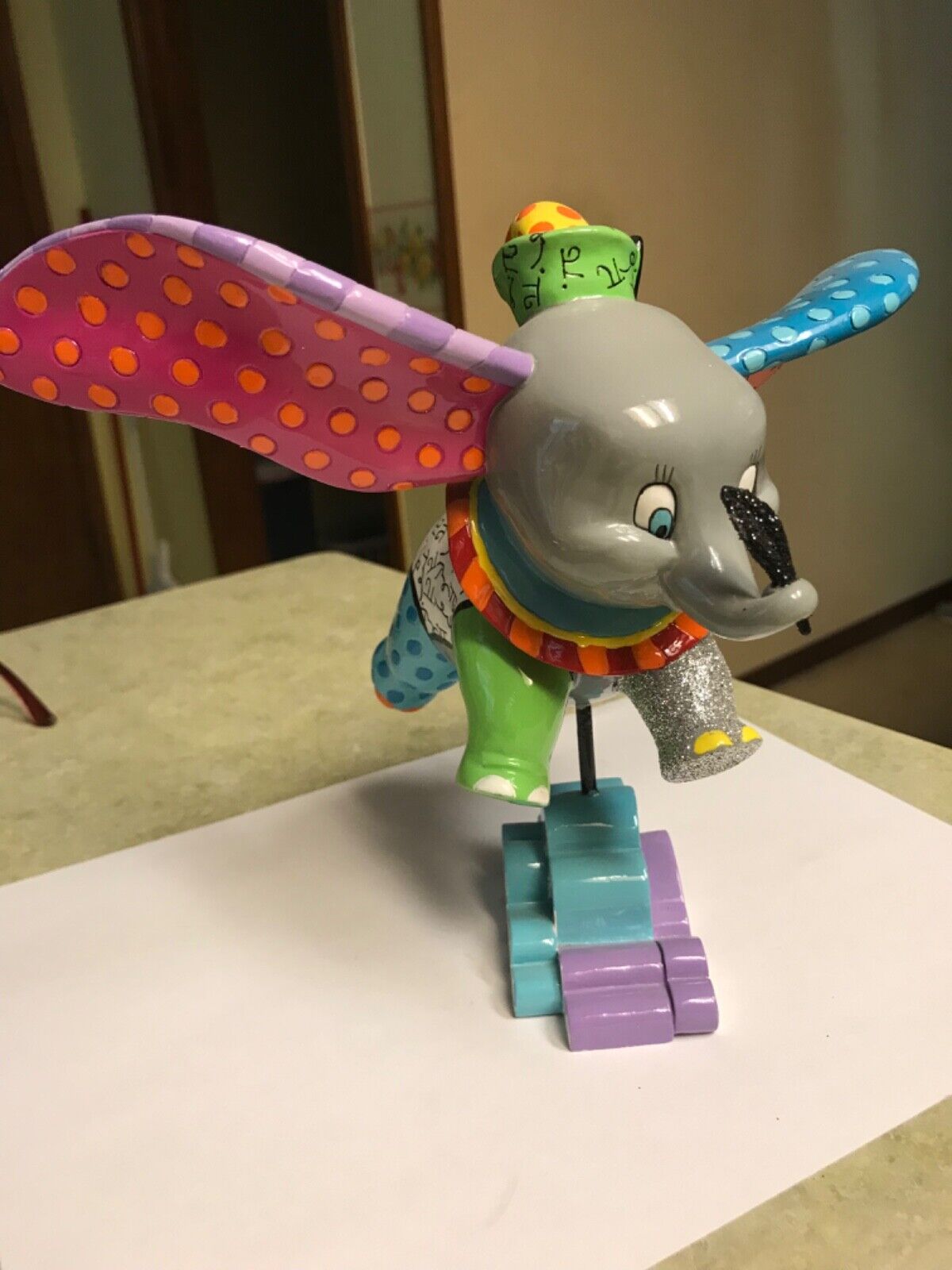Dumbo- Rare- Disney By Britto stone resin figurine 