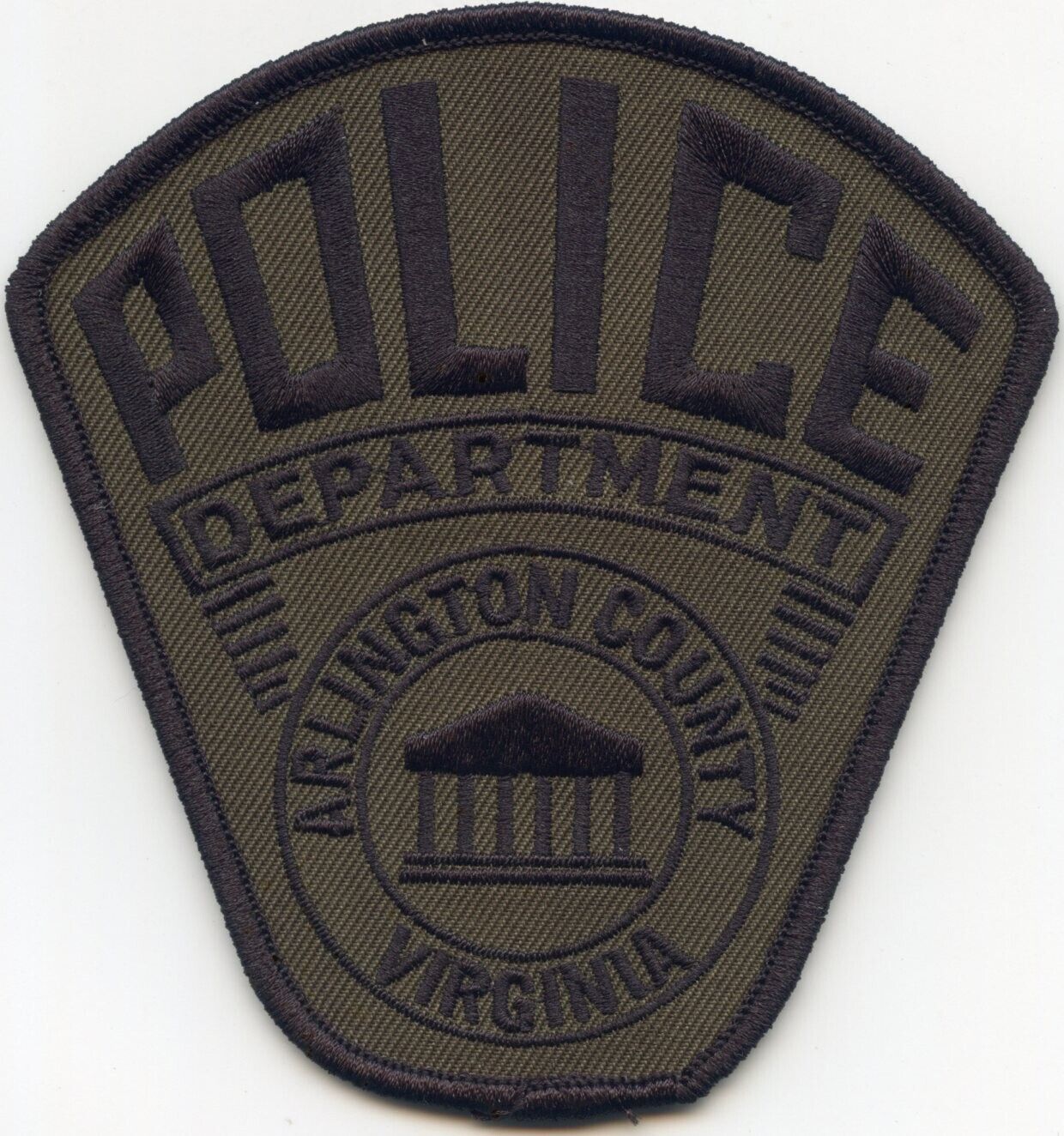 ARLINGTON COUNTY VIRGINIA subdued green POLICE PATCH