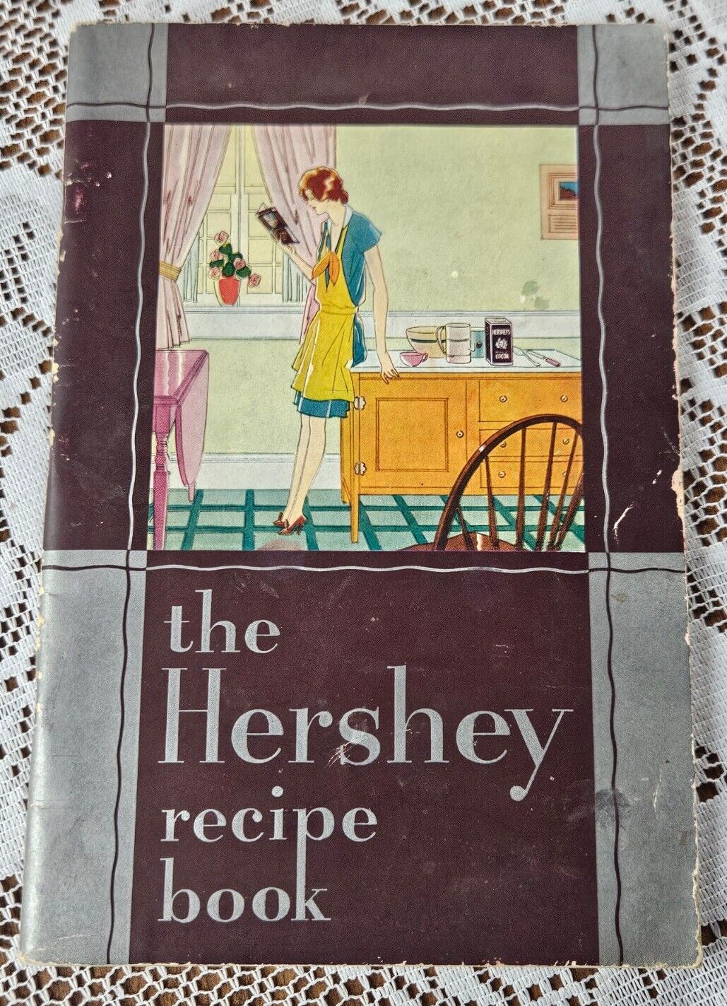 1930 THE HERSHEY RECIPE BOOK ANTIQUE COOKBOOK VINTAGE ADVERTISEMENT CHOCOLATE