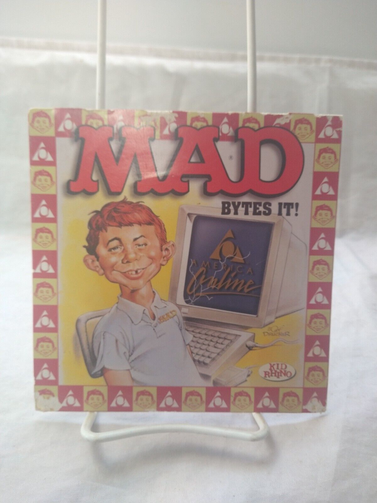 MAD Magazine MAD Bytes It AOL CD-ROM Unopened America Online Includes It\'s a Gas