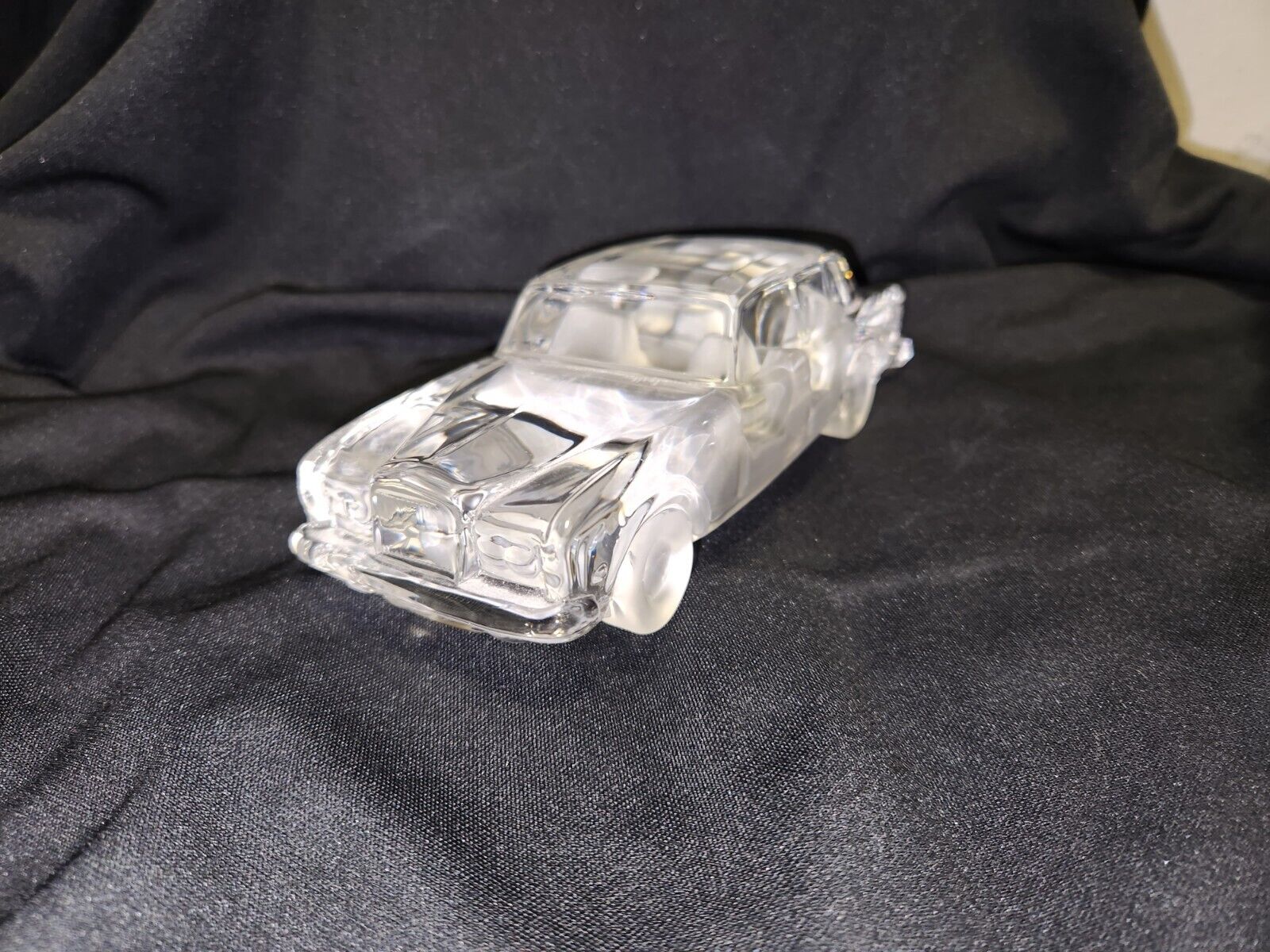 Clear Crystal Rolls Royce Paperweight Car