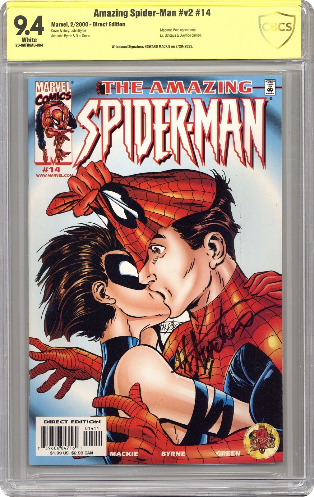 Amazing Spider-Man #14 CBCS 9.4 SS Howard Mackie 2000 23-0AFB6AC-004