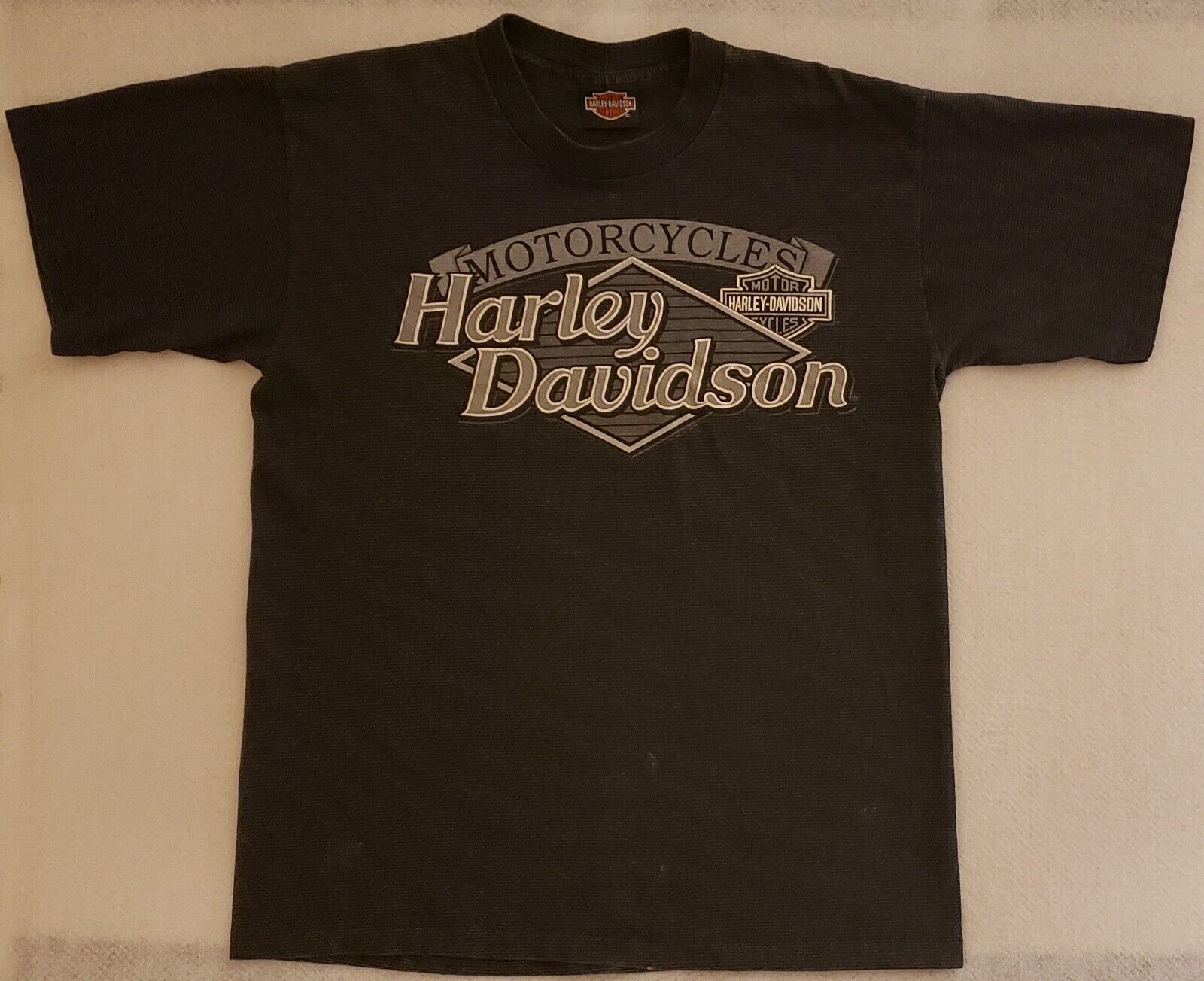 HARLEY DAVIDSON Charleston S. Carolina Low Country Motorcycle Sz Lg Gray Shirt