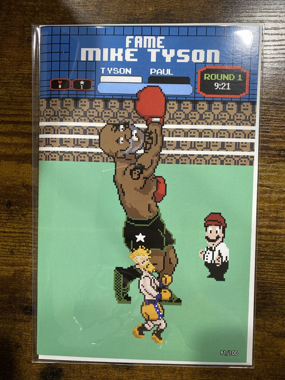 Fame: Mike Tyson #1 * NM+ Old Man Punch Out Virgin Variant LTD 100 Matthew Waite