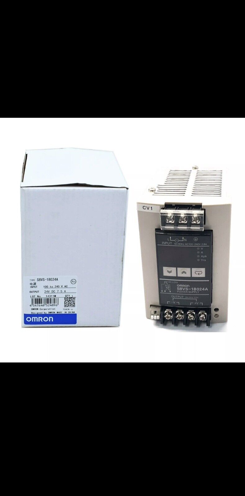 New In Box OMRON S8VS-18024A Switching Power Supply