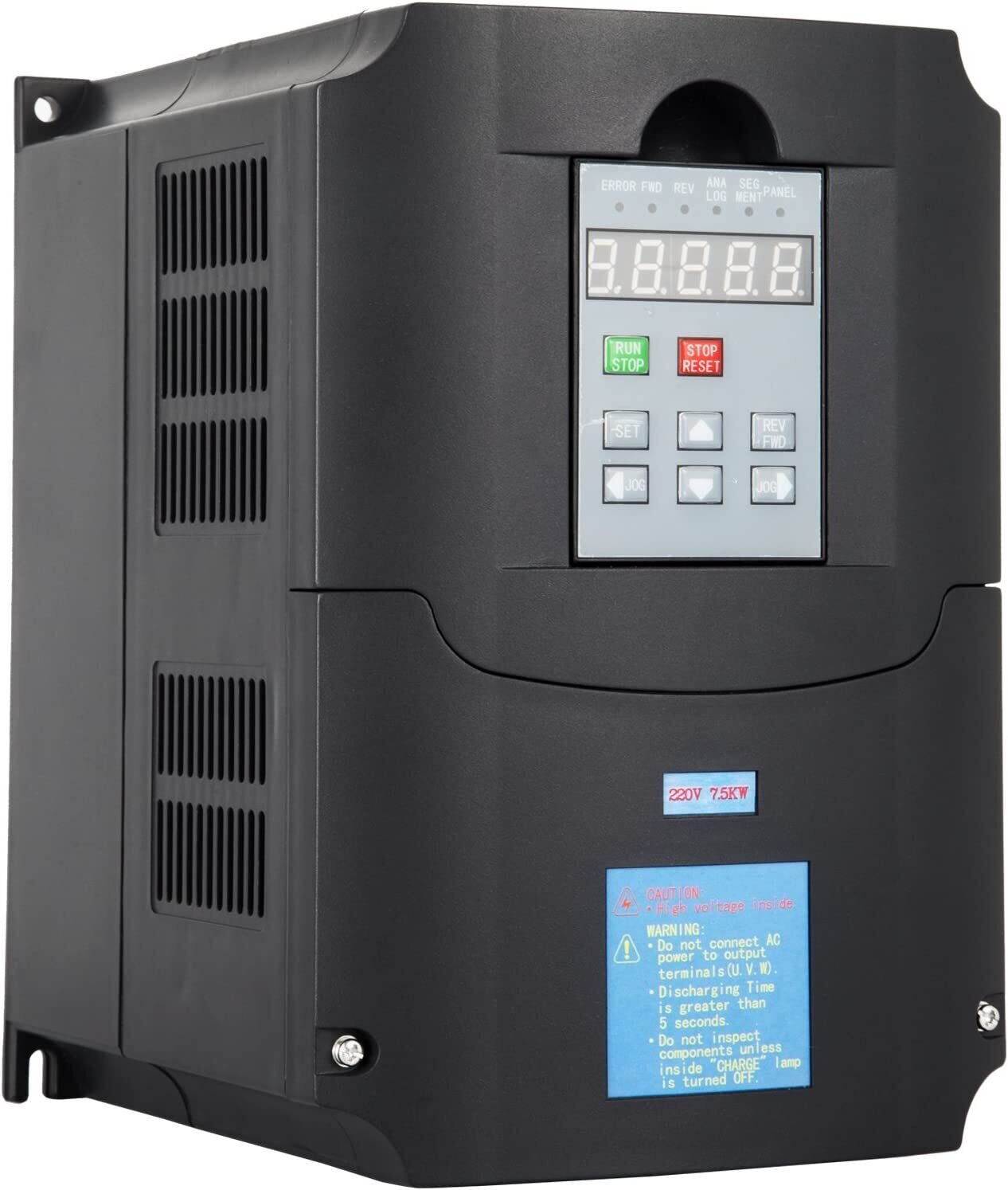 Single To 3 Phase 220V 7.5KW 10HP Variable Frequency Drive Inverter CNC VFD VSD
