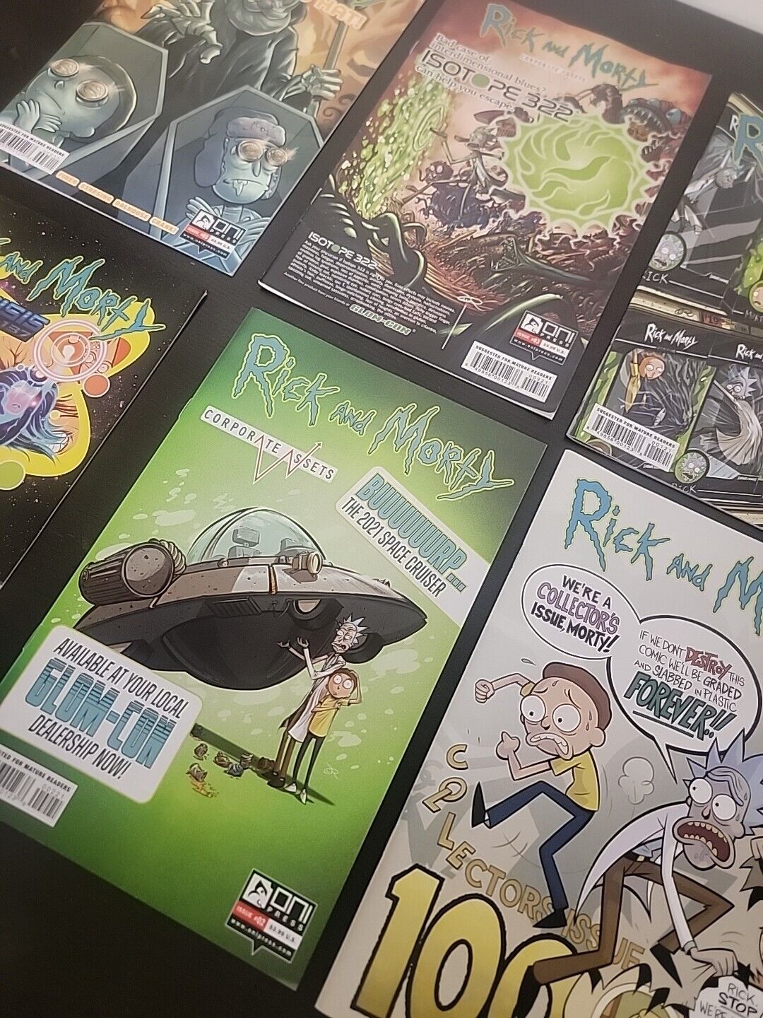 Lot of 6 Oni Press Rick And Morty Comic Books Several NM #100 & more BIG PICS