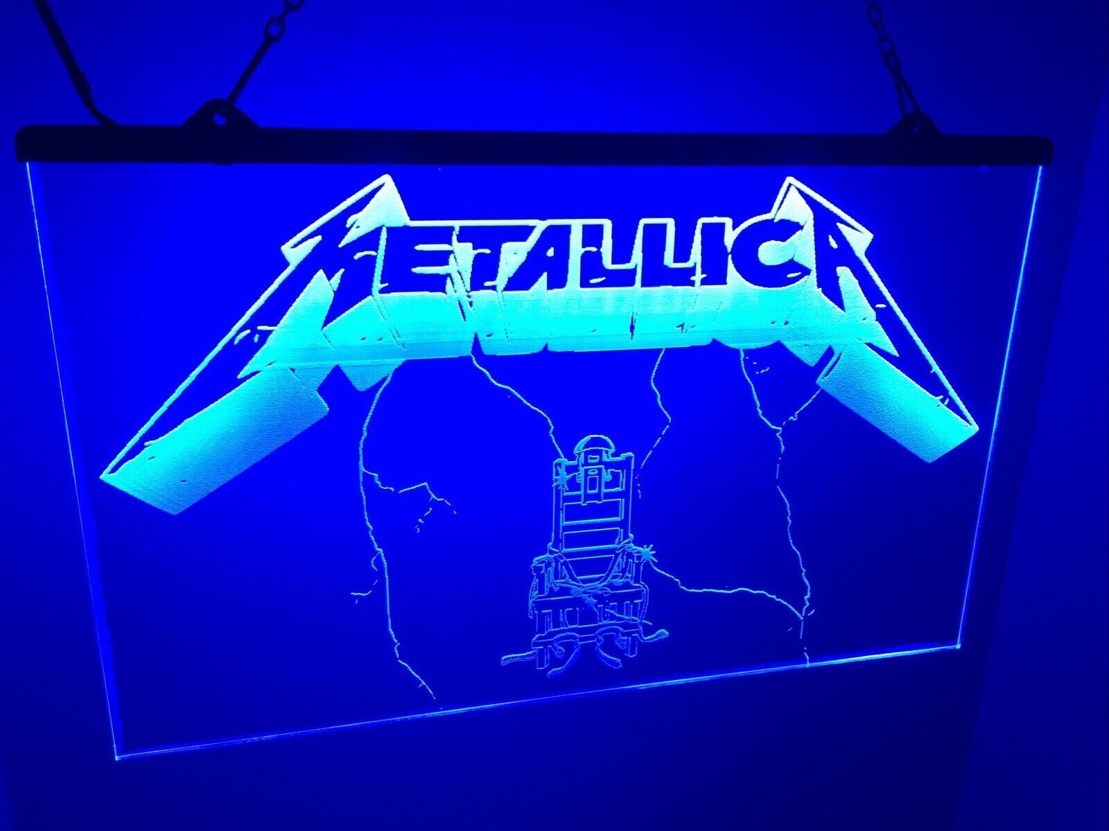 Metallica ride the lightning LED Neon Light Sign 12x16