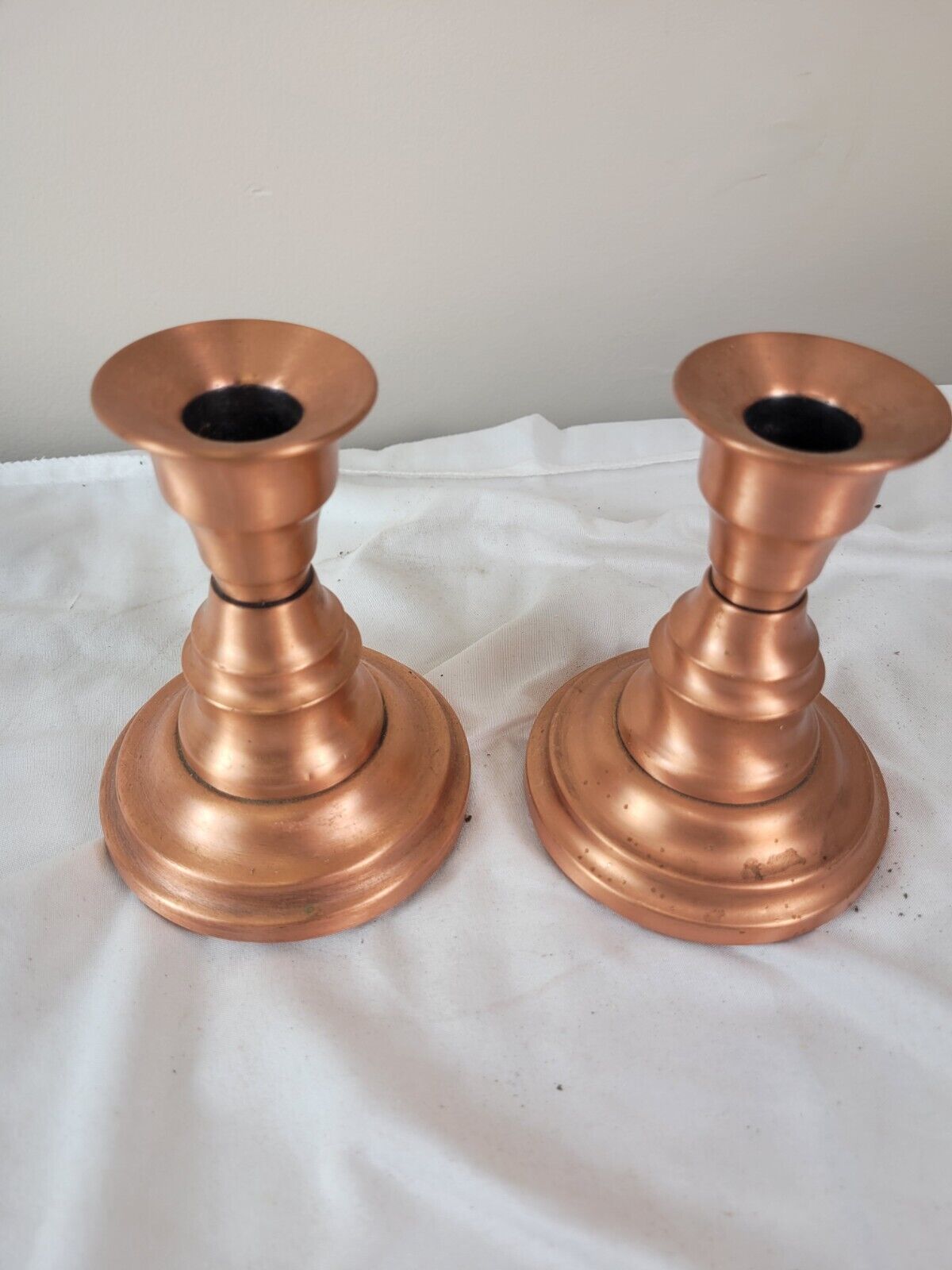 Vintage Fantasy Copperware Guild Copper candlesticks Holders Canada Made