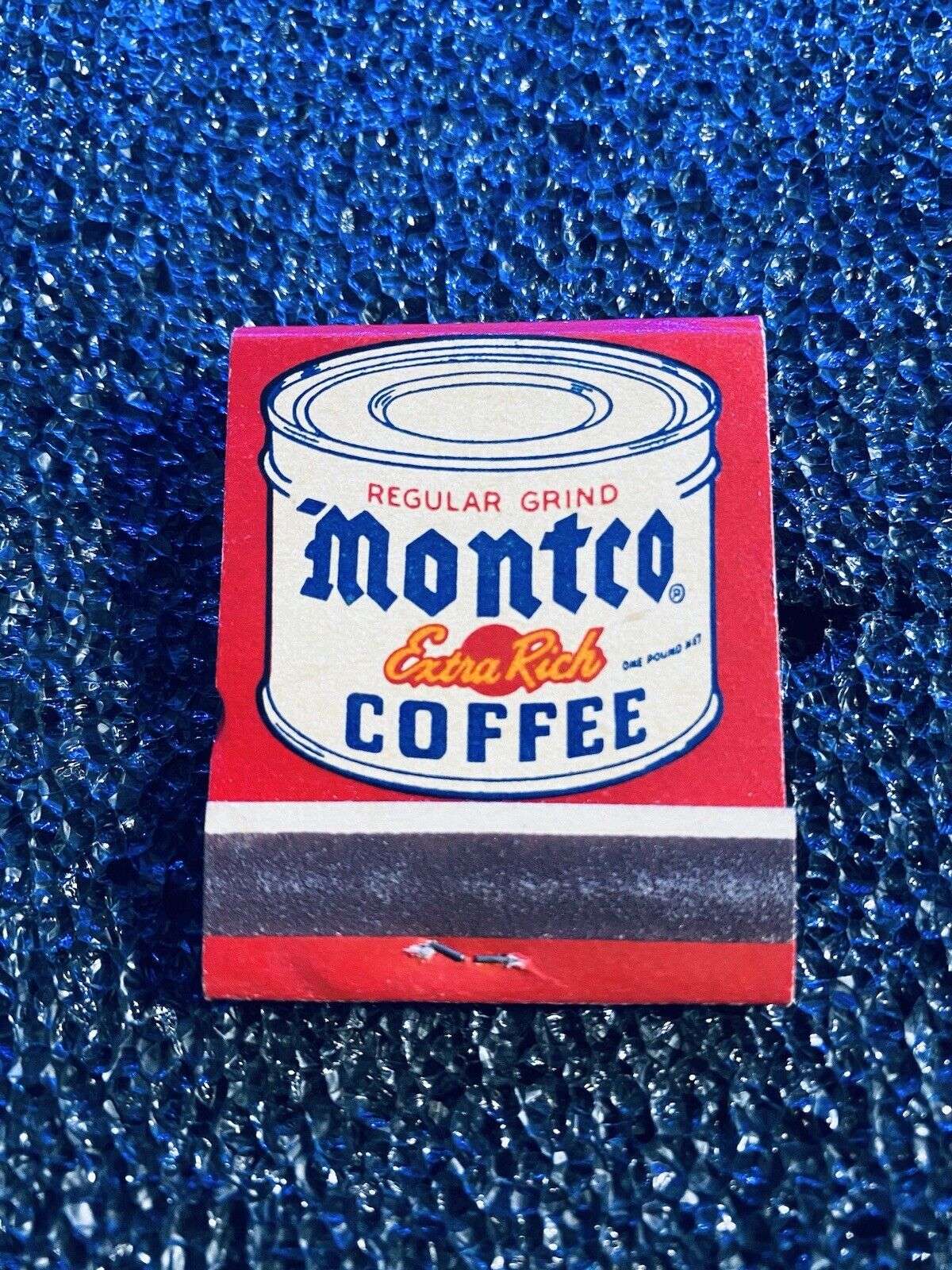 Vintage Matchbook MONTCO EXTRA RICH COFFEE Full Matchbook
