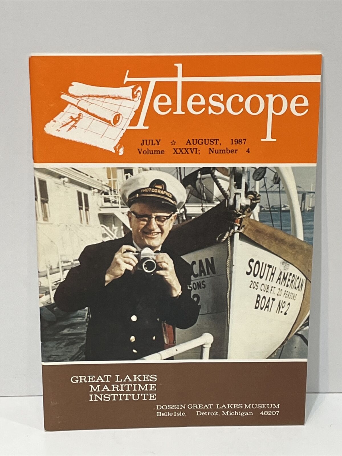 Telescope Journal Great Lakes Maritime Institute Dossin Museum 1987 Number 4