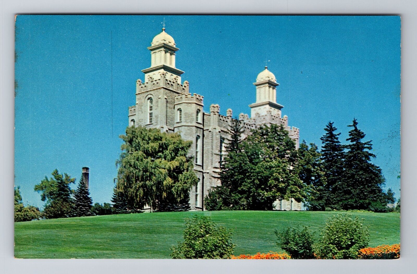 Logan UT-Utah, Mormon Temple, Religion, Antique, Vintage Postcard