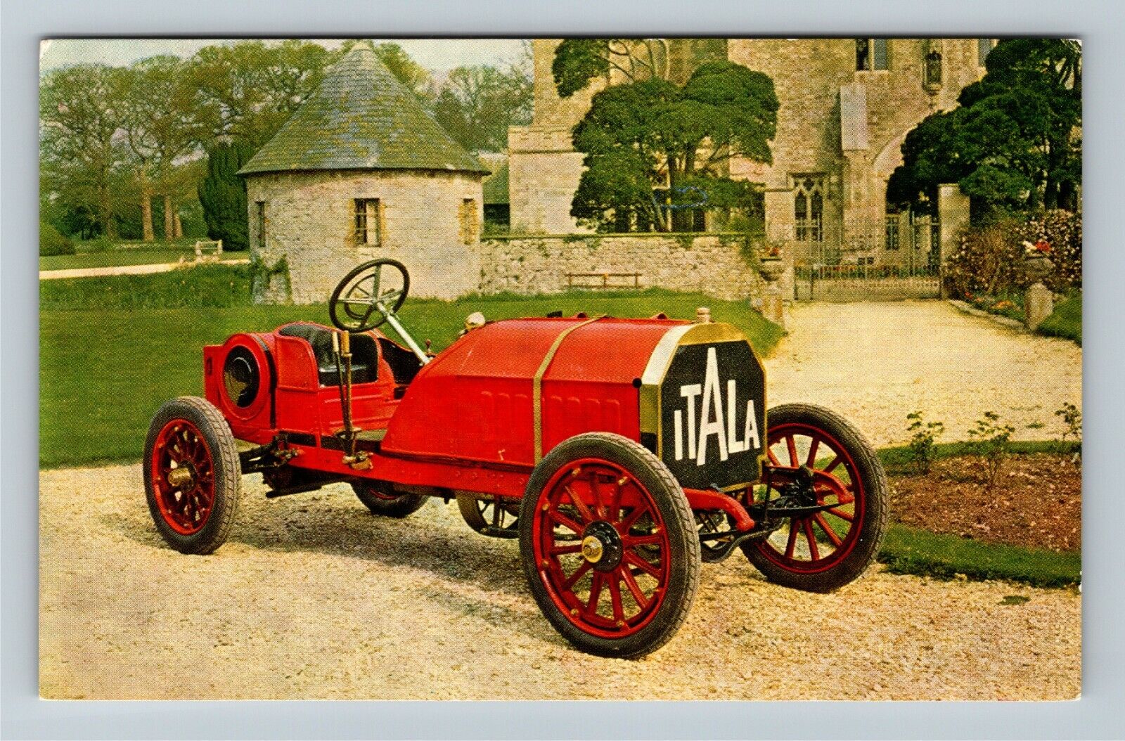 1907 120 hp Italia Automobile Vintage Postcard