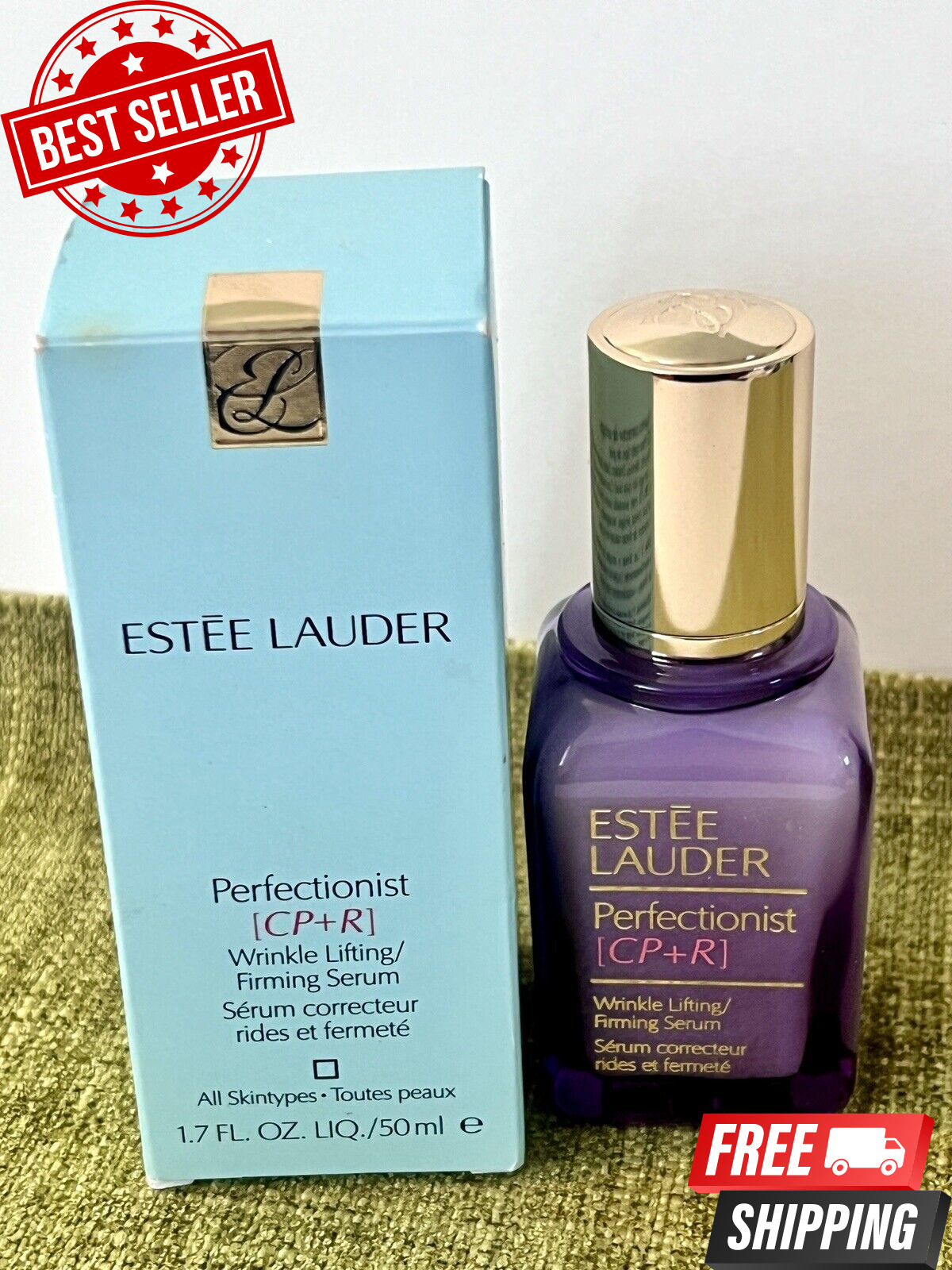 Estee Lauder Perfectionist CP+R Wrinkle Lifting Firming Serum Seal 1.7oz / 50ml.