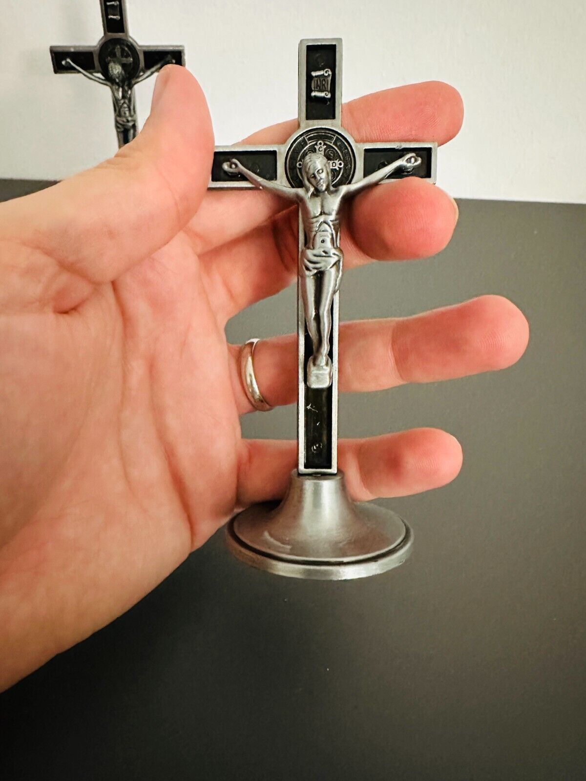 Jesus crucifix Table Cross Crucifix Home Catholic Cross 2 Pcs