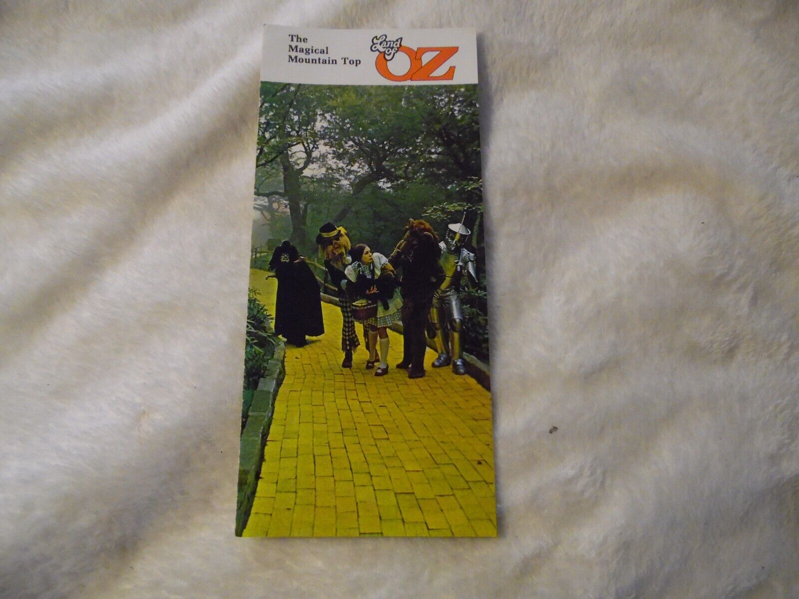 Vintage Amusement Park Brochure Land of Oz Banner Elk NC Nice