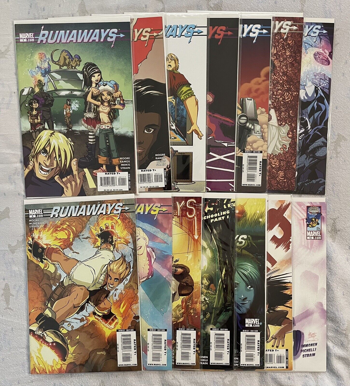The RUNAWAYS (3rd Series) 1-14 Complete