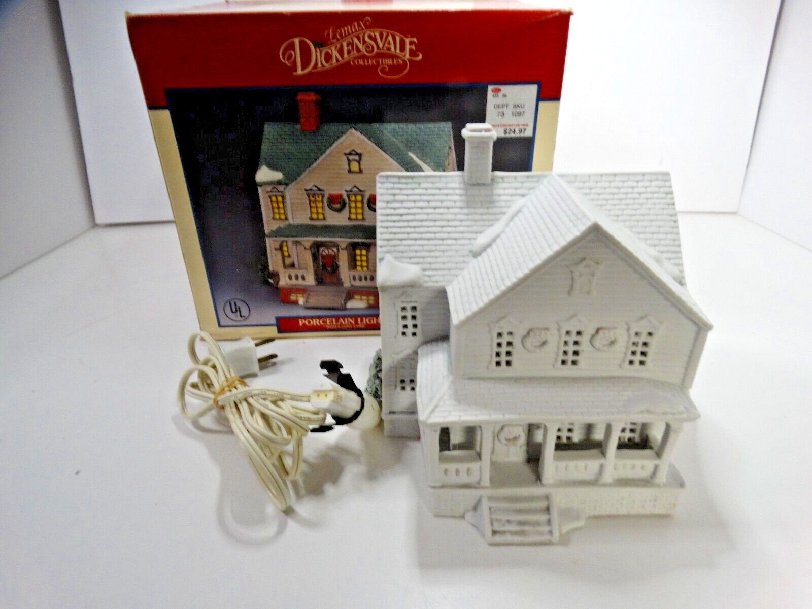 Lemax Dickensvale Porcelain Lighted House Christmas Village DIY Paint