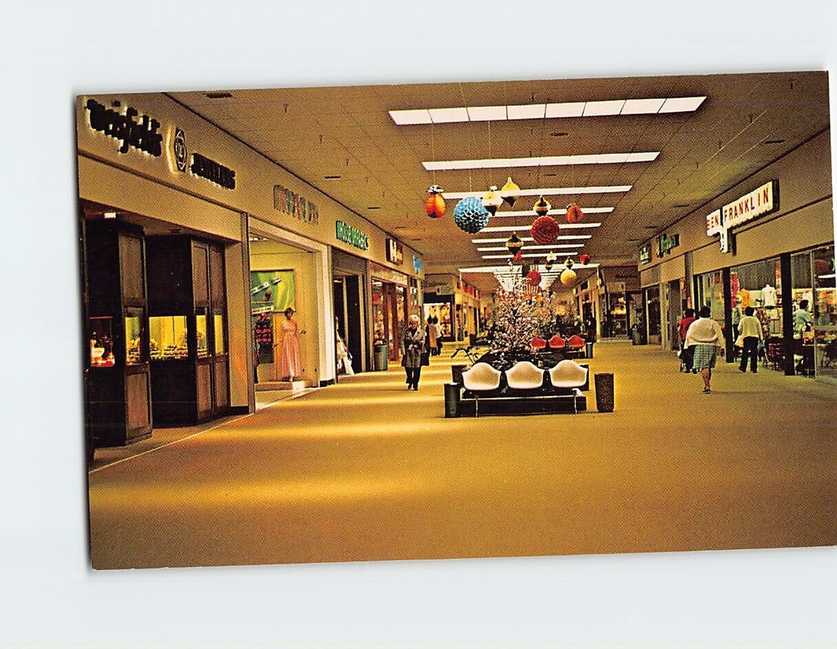 Postcard North Valley Plaza Shopping Center  Chico California USA