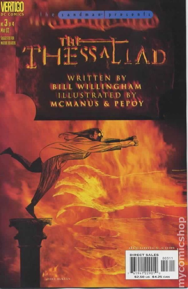 Sandman Presents The Thessaliad #3 VF 2002 Stock Image