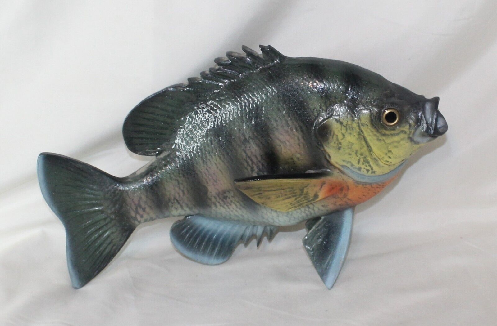 Beautiful Land & Sea Nature Series Perch Fish Figurine  Bluegill Bass 2002